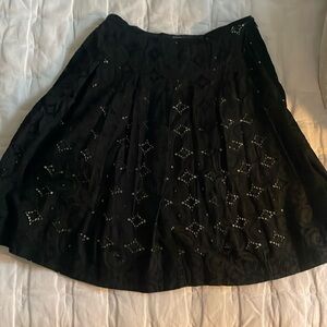 Eyelet skirt